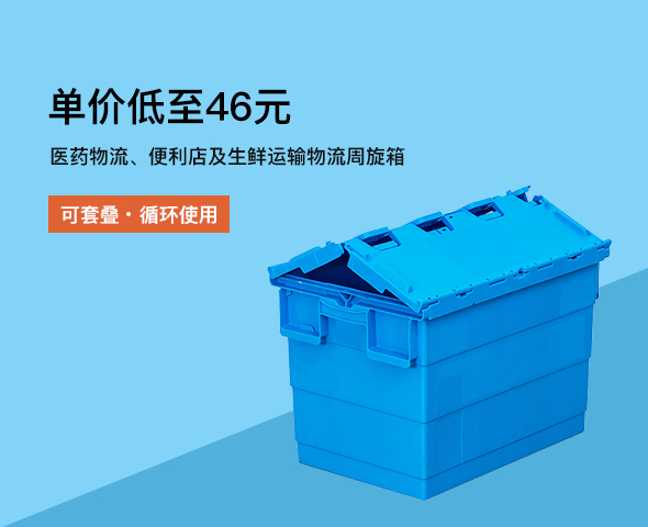 醫藥物流、便利店及生鮮運輸物流周旋箱